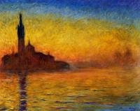 Monet, Claude Oscar - Twilight, Venice